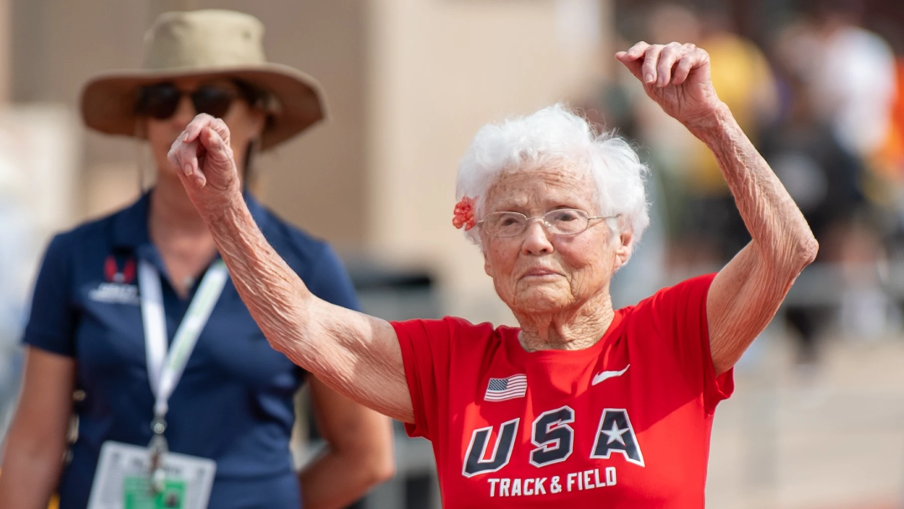 Julia Hawkins, la mujer que ha corrido los 100 metros lisos a los 105 a&ntilde;os