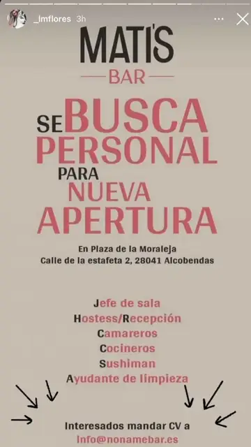 Benji Aparicio, el novio de Laura Matamoros, busca trabajadores Benji Aparicio, el novio de Laura Matamoros, busca trabajadores