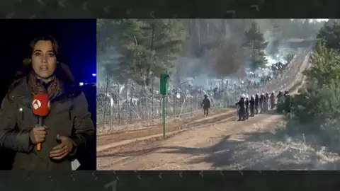 Frontera Bielorrusia con Polonia Frontera Bielorrusia con Polonia