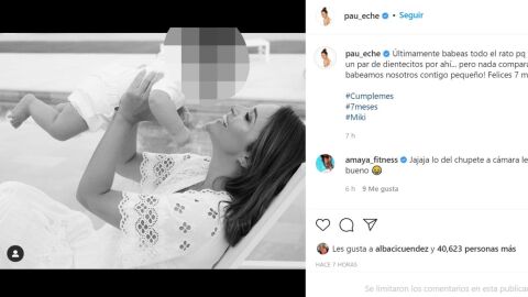 Paula Echevarría en Instagram