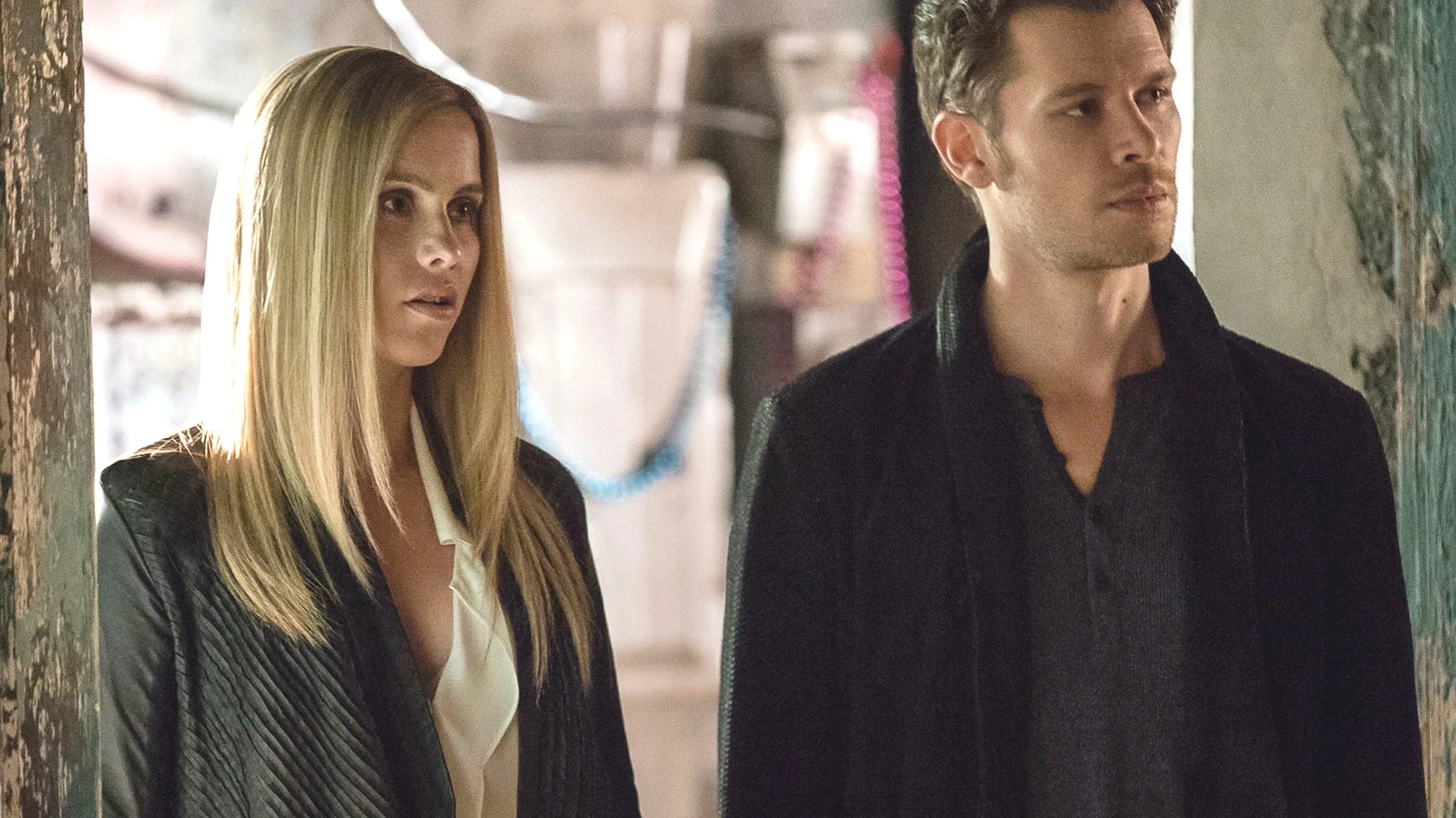 Claire Holt y Joseph Morgan en 'The Originals' Claire Holt y Joseph Morgan en 'The Originals'