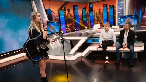 Una joven emociona a Ed Sheeran con su voz en 'El Hormiguero 3.0' Una joven emociona a Ed Sheeran con su voz en 'El Hormiguero 3.0'