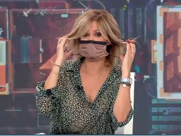 Susanna Griso en un momento de Espejo Público. Susanna Griso en un momento de Espejo Público.