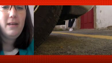 La portavoz de las mujeres grabadas meando en la calle en A Maruxaina: 