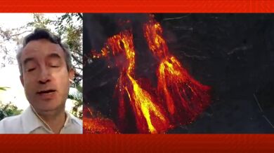 Arranca el estudio para saber cómo afecta la erupción del volcán a los científicos que trabajan en primera línea