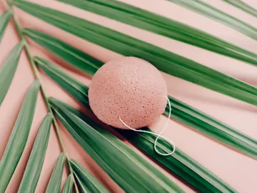 Esponja konjac rosa Esponja konjac rosa