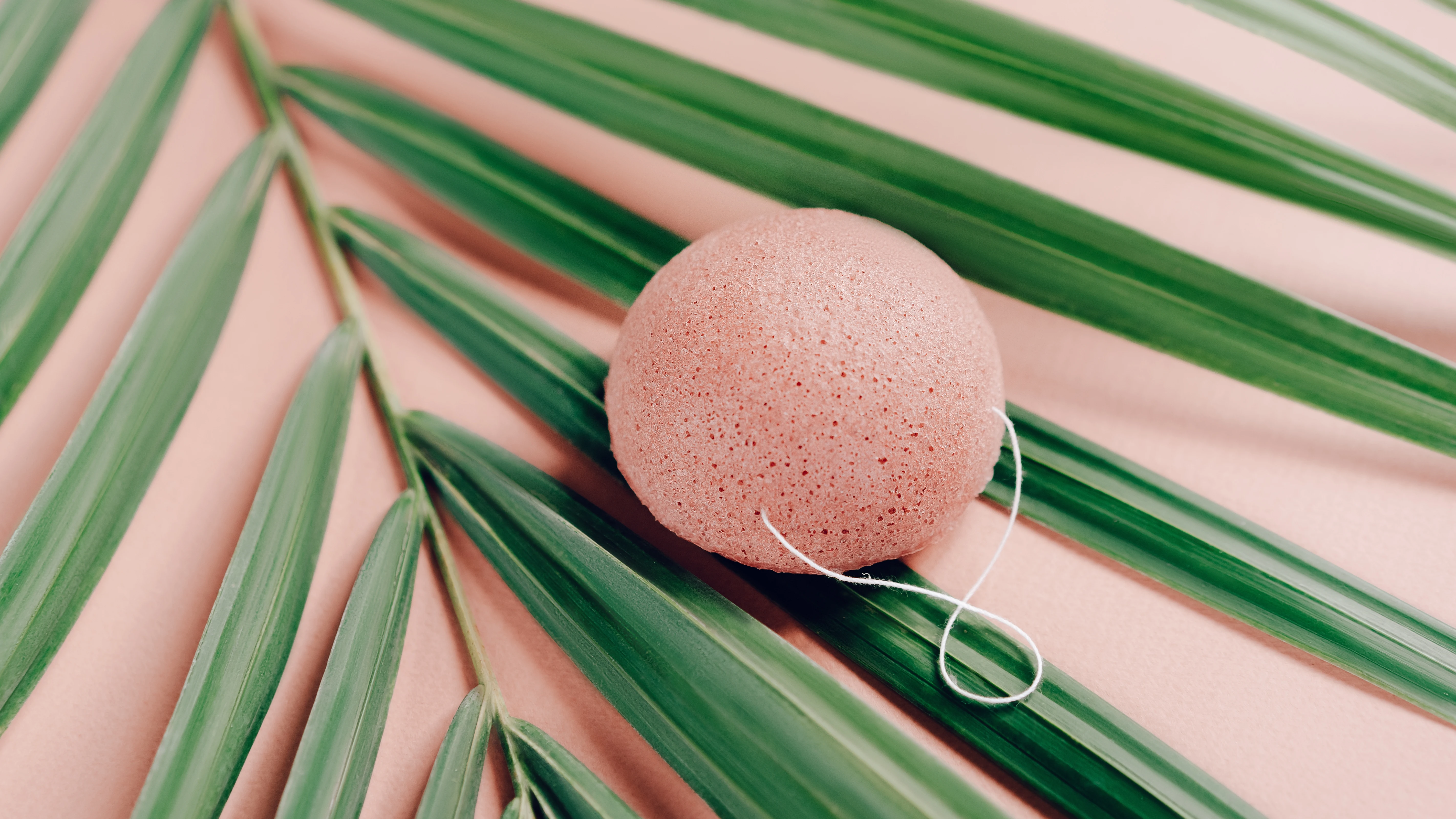 Esponja konjac rosa Esponja konjac rosa