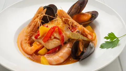 cazuela de bacalao y mango cazuela de bacalao y mango