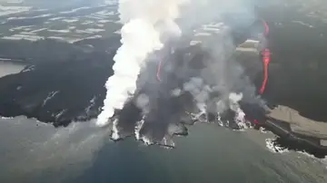 La erupción del volcán de La Palma cumple 55 días y no se descarta que se forme otra fajana La erupción del volcán de La Palma cumple 55 días y no se descarta que se forme otra fajana