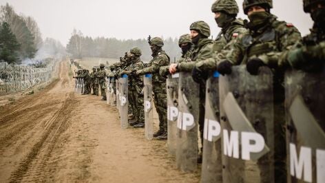 Frontera entre Bielorrusia y Polonia