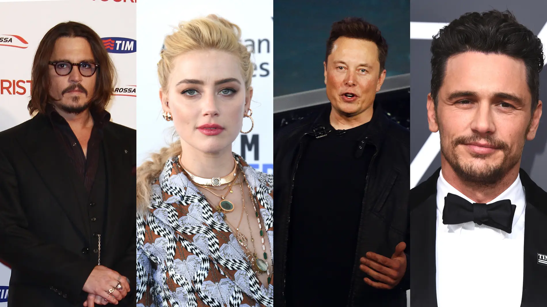 Elon Musk y James Franco citados como testigos en el juicio de Amber Heard y Johnny Deep
