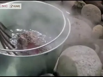 Medición de gases en la zona del volcán de La Palma Medición de gases en la zona del volcán de La Palma