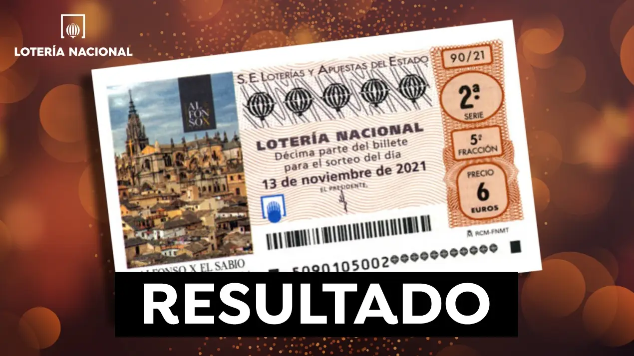 Lotería Nacional hoy, en directo: Sorteo del sábado 13 de noviembre Lotería Nacional hoy, en directo: Sorteo del sábado 13 de noviembre