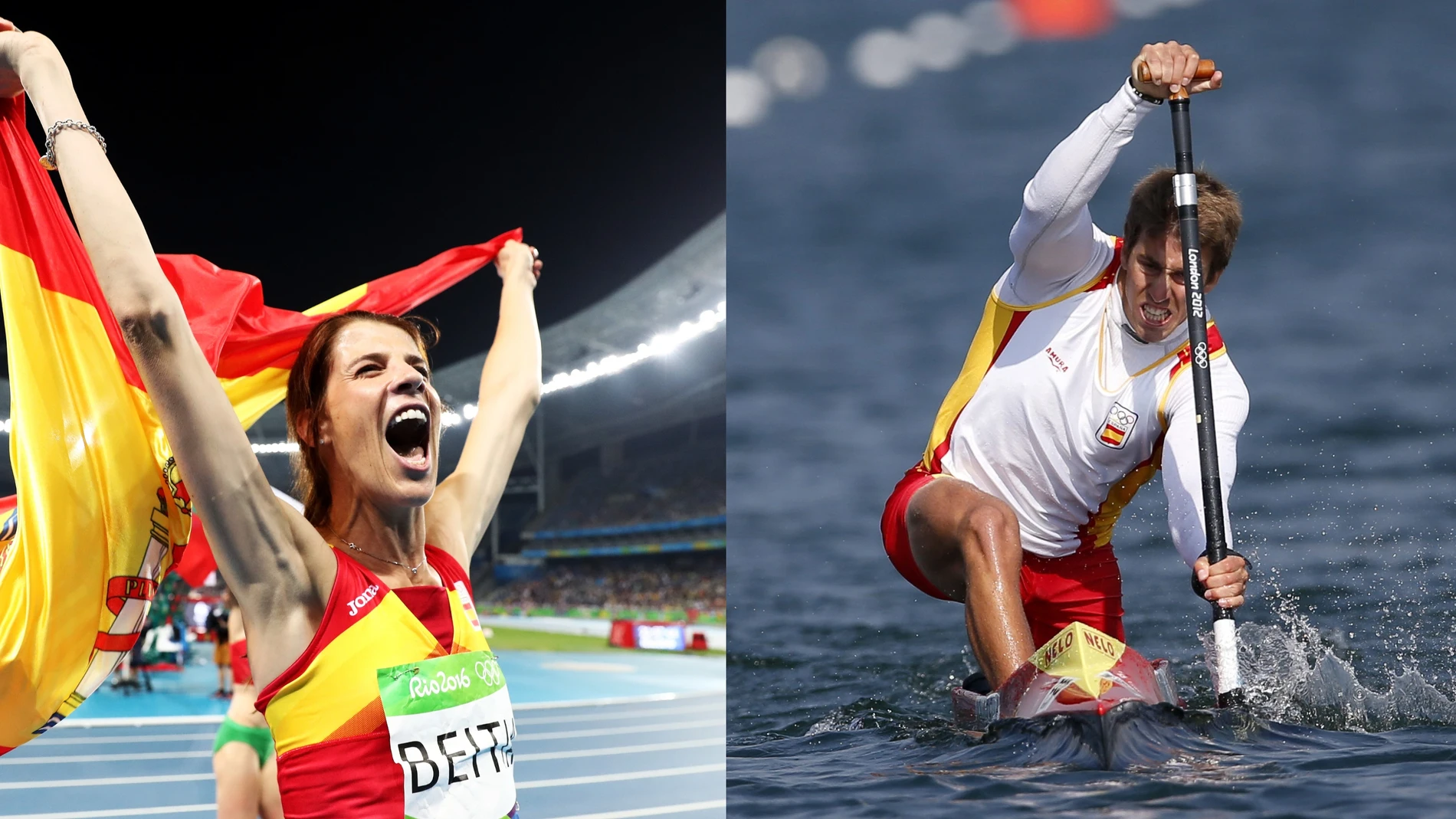 Ruth Beitia y Sete Benavides, medallistas de bronce olímpicos en Londres 2012 tras el dopaje de sus rivales