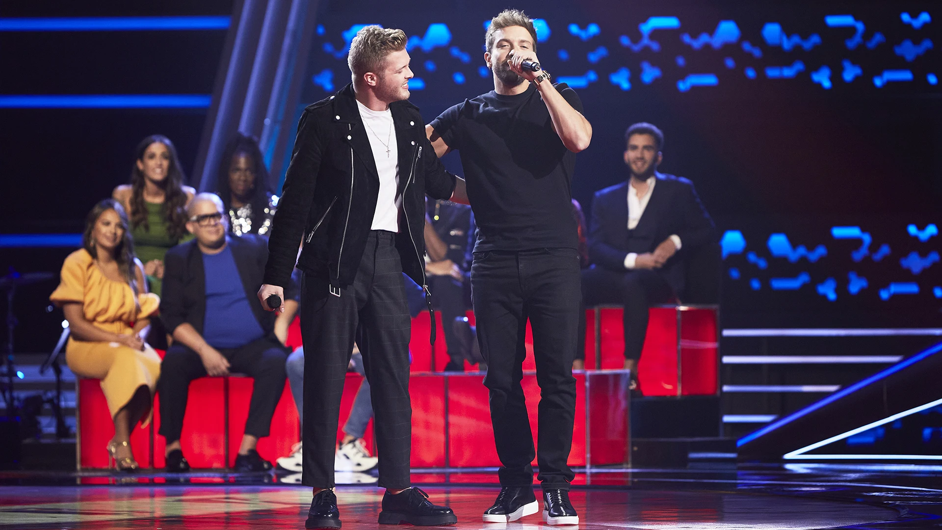 Pablo Alborán canta con Miguel Moreno el tema ‘Por fin’ en los Asaltos de ‘La Voz’ Pablo Alborán canta con Miguel Moreno el tema ‘Por fin’ en los Asaltos de ‘La Voz’