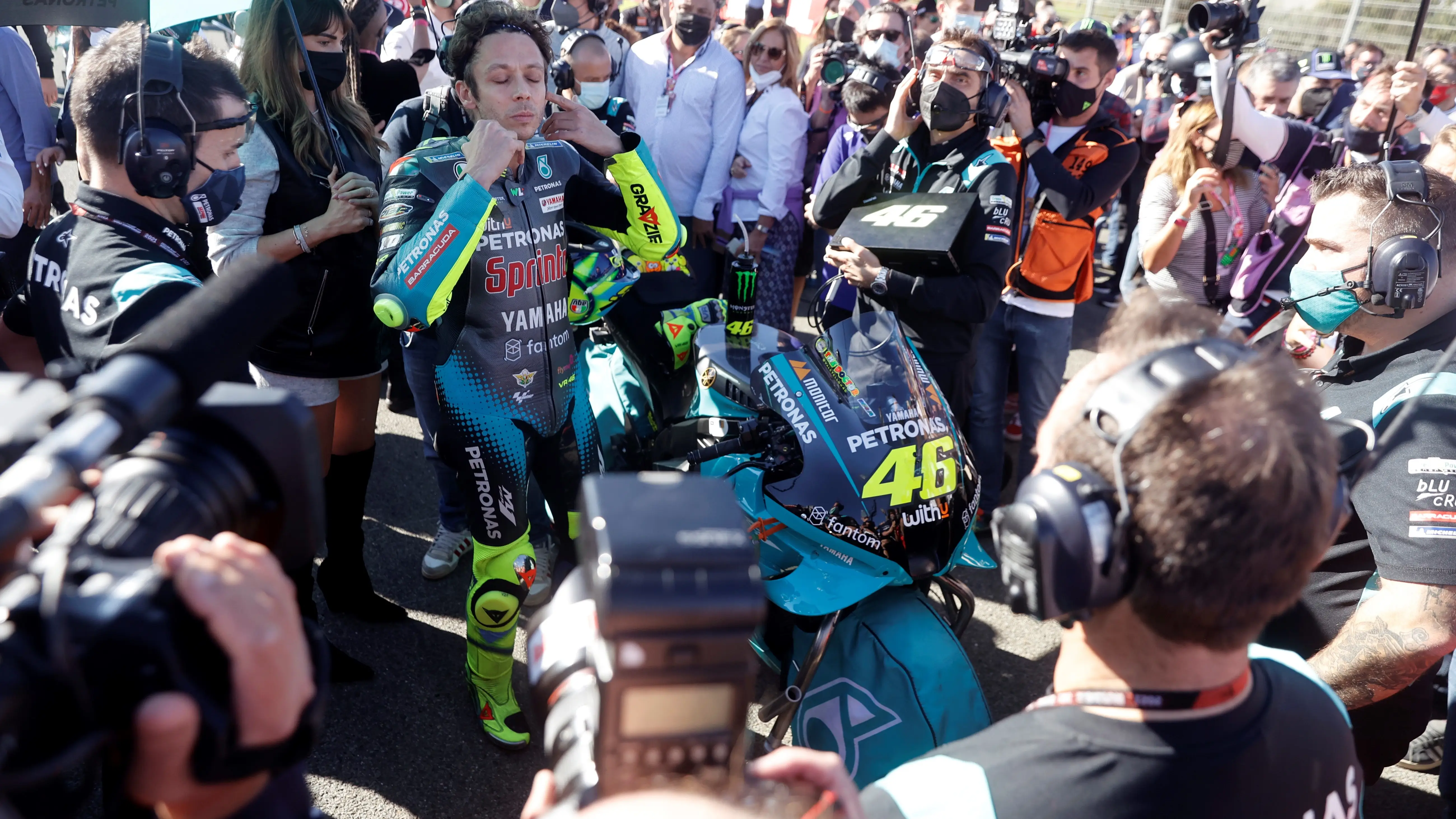 Valentino Rossi en su última carrera Valentino Rossi en su última carrera