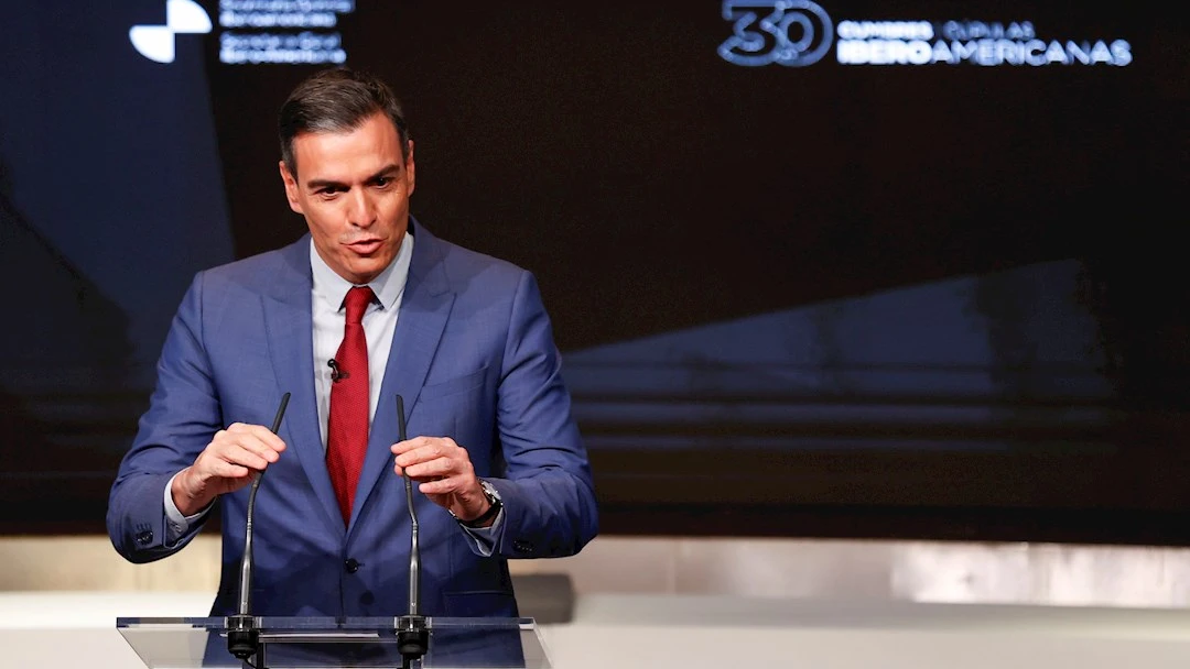 El presidente del Gobierno, Pedro S&aacute;nchez