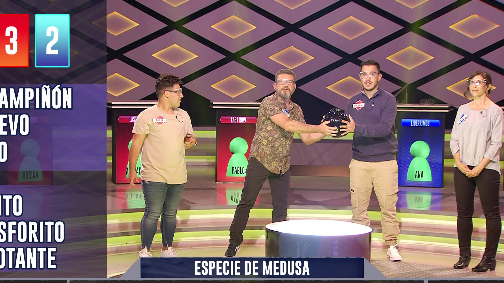 El curioso nombre de una especie de medusa confunde a los concursantes de '&iexcl;Boom!'
