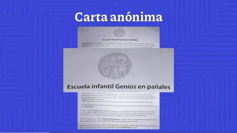 Carta anónima. Carta anónima.