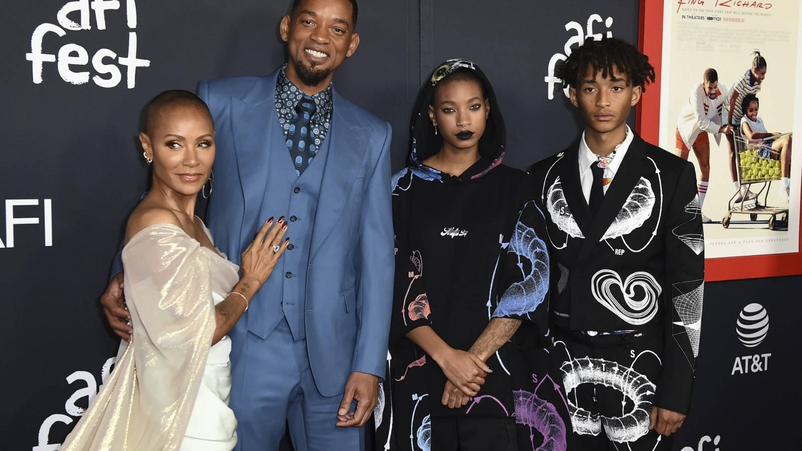 La familia de Will Smith en la premiere de 'King Richard' La familia de Will Smith en la premiere de 'King Richard'