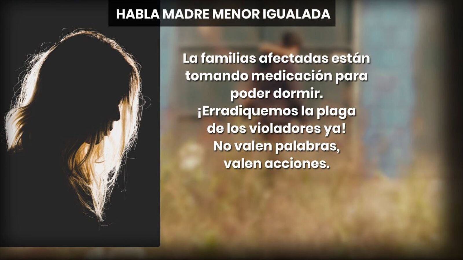 Beatriz de Vicente, sobre la menor violada en Igualada: 