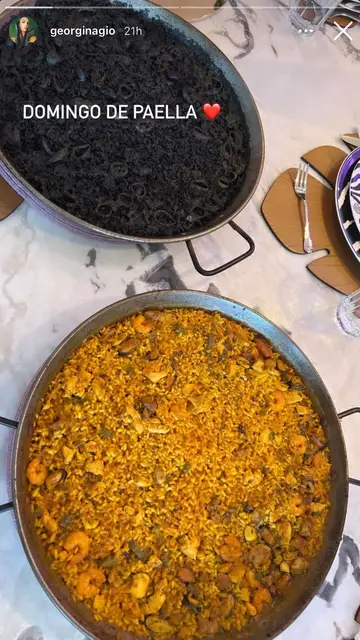 Paellas de Georgina Rodríguez Georgina Rodríguez