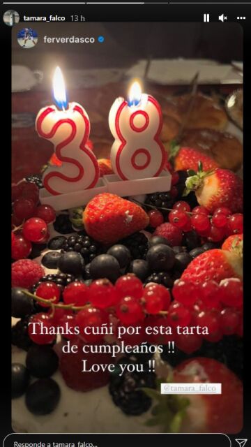 El detalle de Tamara Falcó con Fernando Verdasco en su cumpleaños 