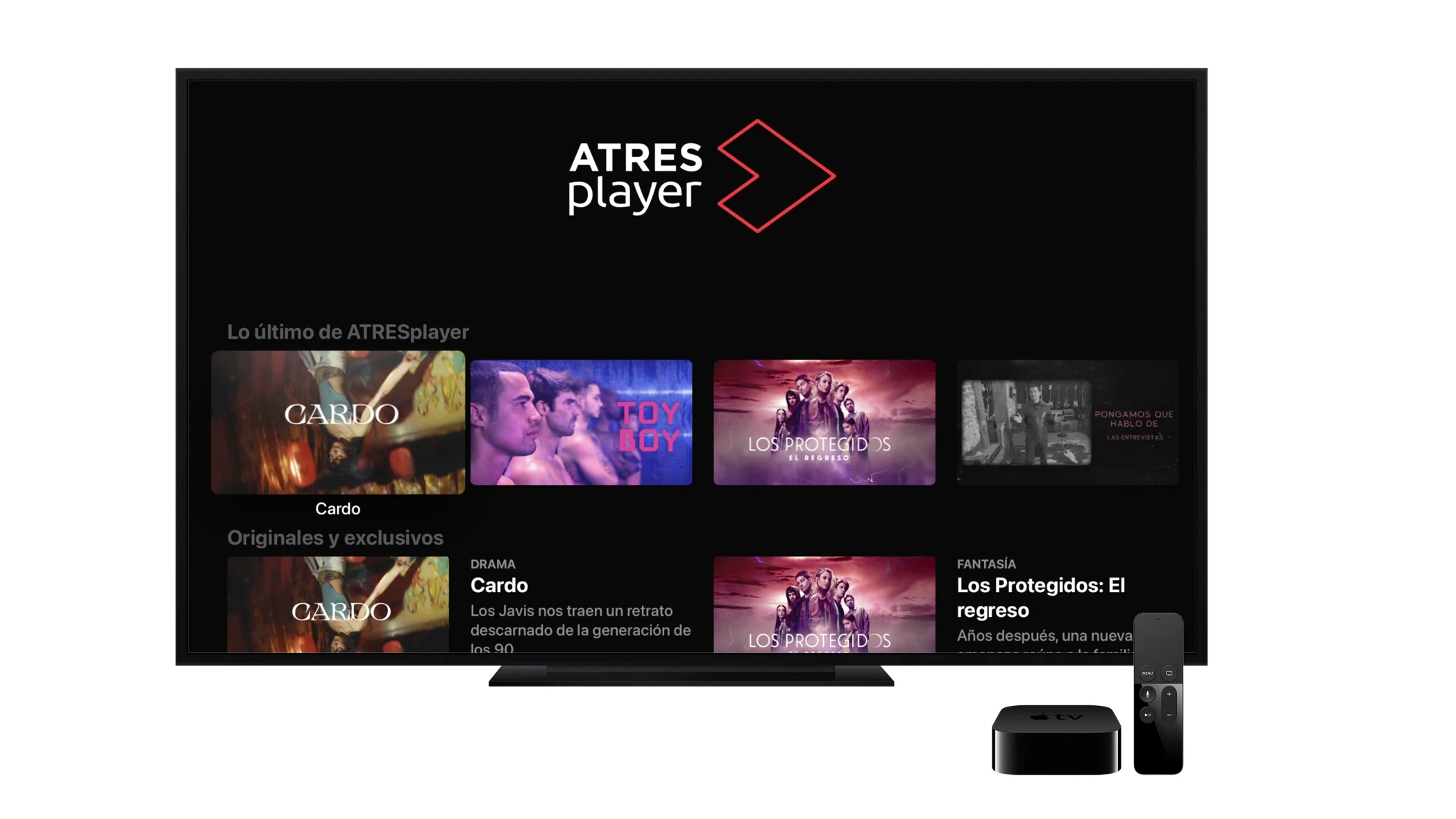 ATRESplayer, ya disponible en la app Apple TV ATRESplayer, ya disponible en la app Apple TV