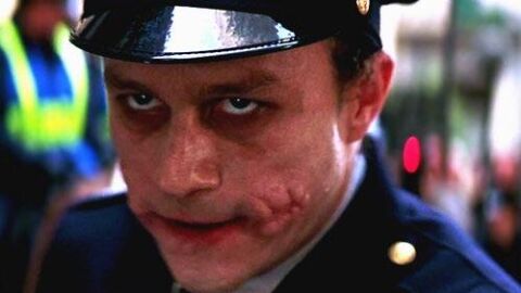 Heath Ledger como el Joker