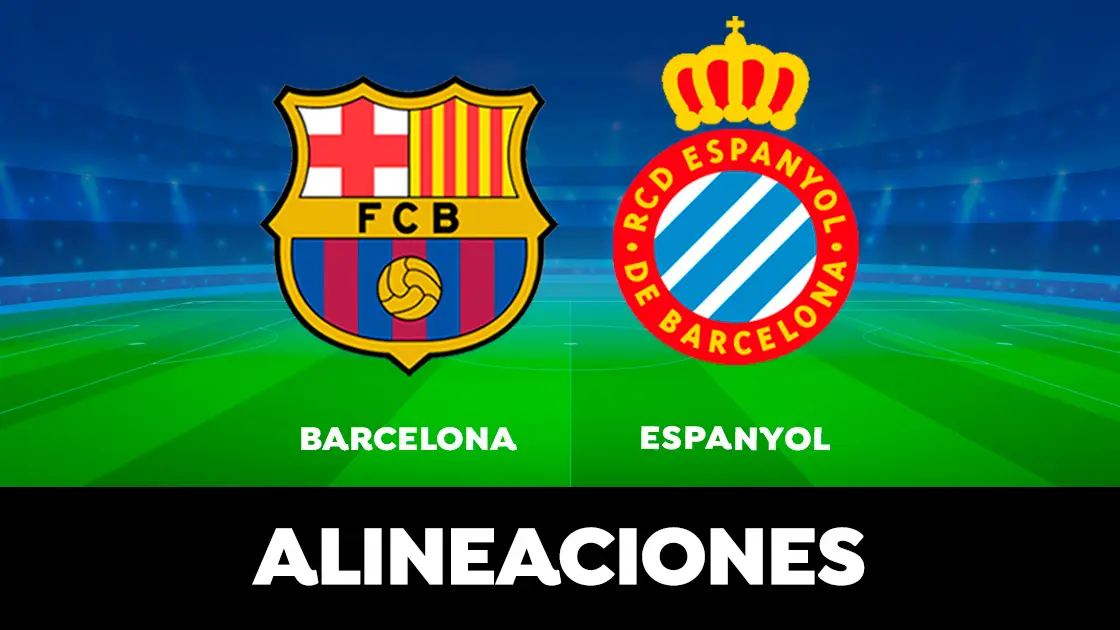 Alineación del Barcelona hoy contra el Espanyol en el partido de la Liga Santander Alineación del Barcelona hoy contra el Espanyol en el partido de la Liga Santander