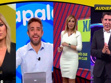 Antena 3 líder del viernes, gana en sobremesa, tarde, prime time y late night 