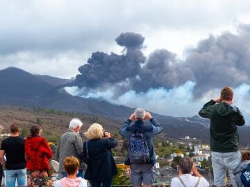 Turistas en La Palma