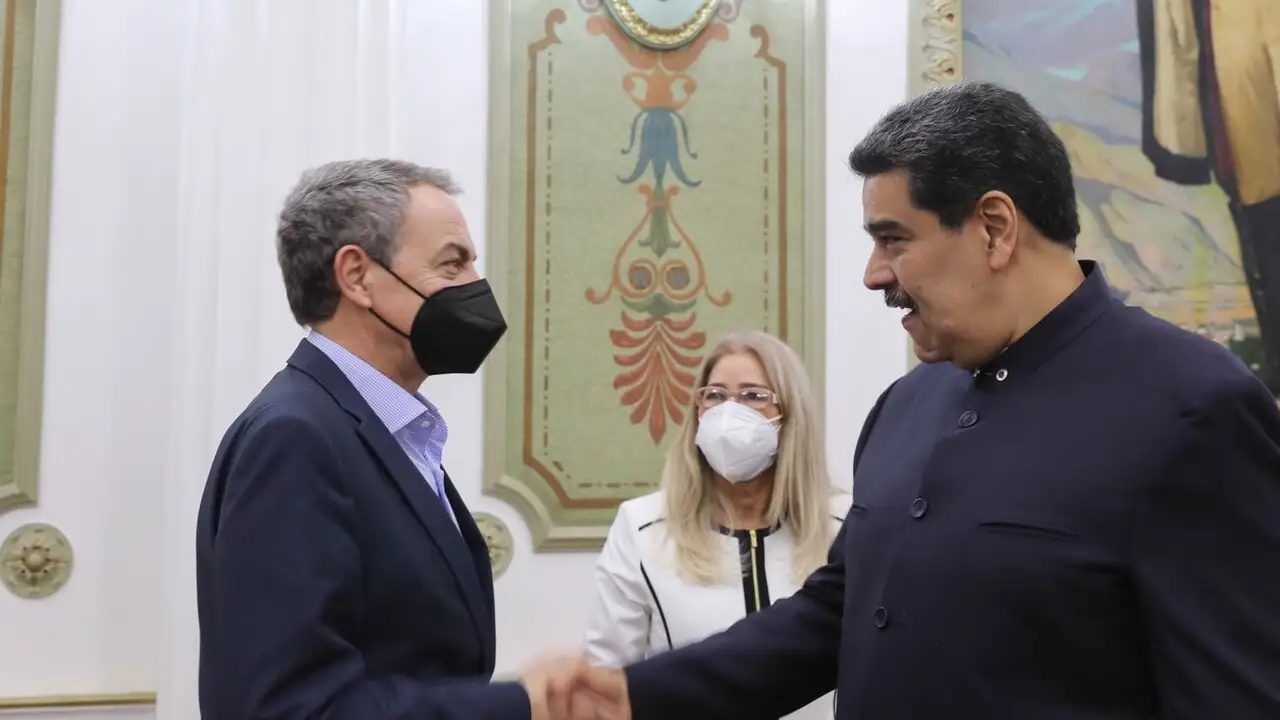 Zapatero se reúne con Maduro en el día de las elecciones regionales y locales de Venezuela Zapatero se reúne con Maduro en el día de las elecciones regionales y locales de Venezuela