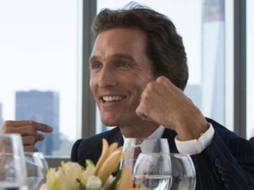 Matthew McConaughey en 'El lobo de Wall Street'