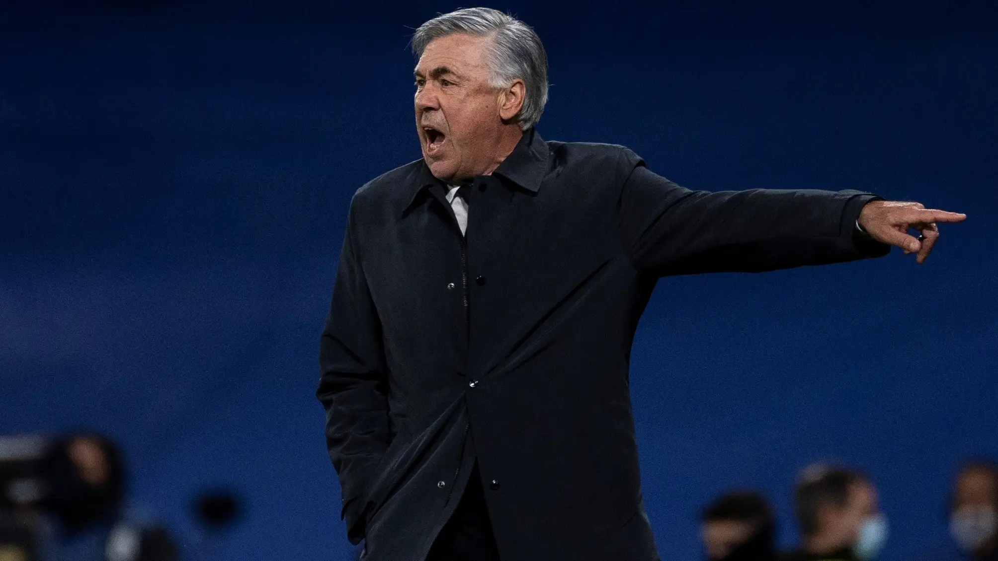 El entrenador del Real Madrid, el italiano Carlo Ancelotti, en un partido El entrenador del Real Madrid, el italiano Carlo Ancelotti, en un partido