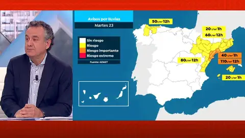 Brasero explica los efectos de la DANA. Brasero explica los efectos de la DANA.