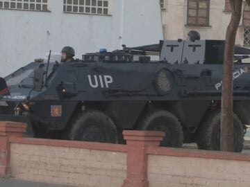 Unidas Podemos traslada a sus socios de Gobierno su malestar por el uso de una tanqueta en la actuación policial en la huelga del metal en Cádiz