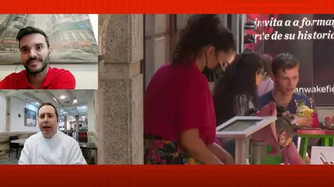 Camareros. Camareros.