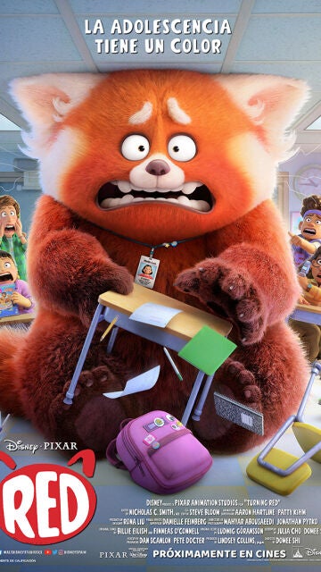Póster de 'Red', lo nuevo de Pixar