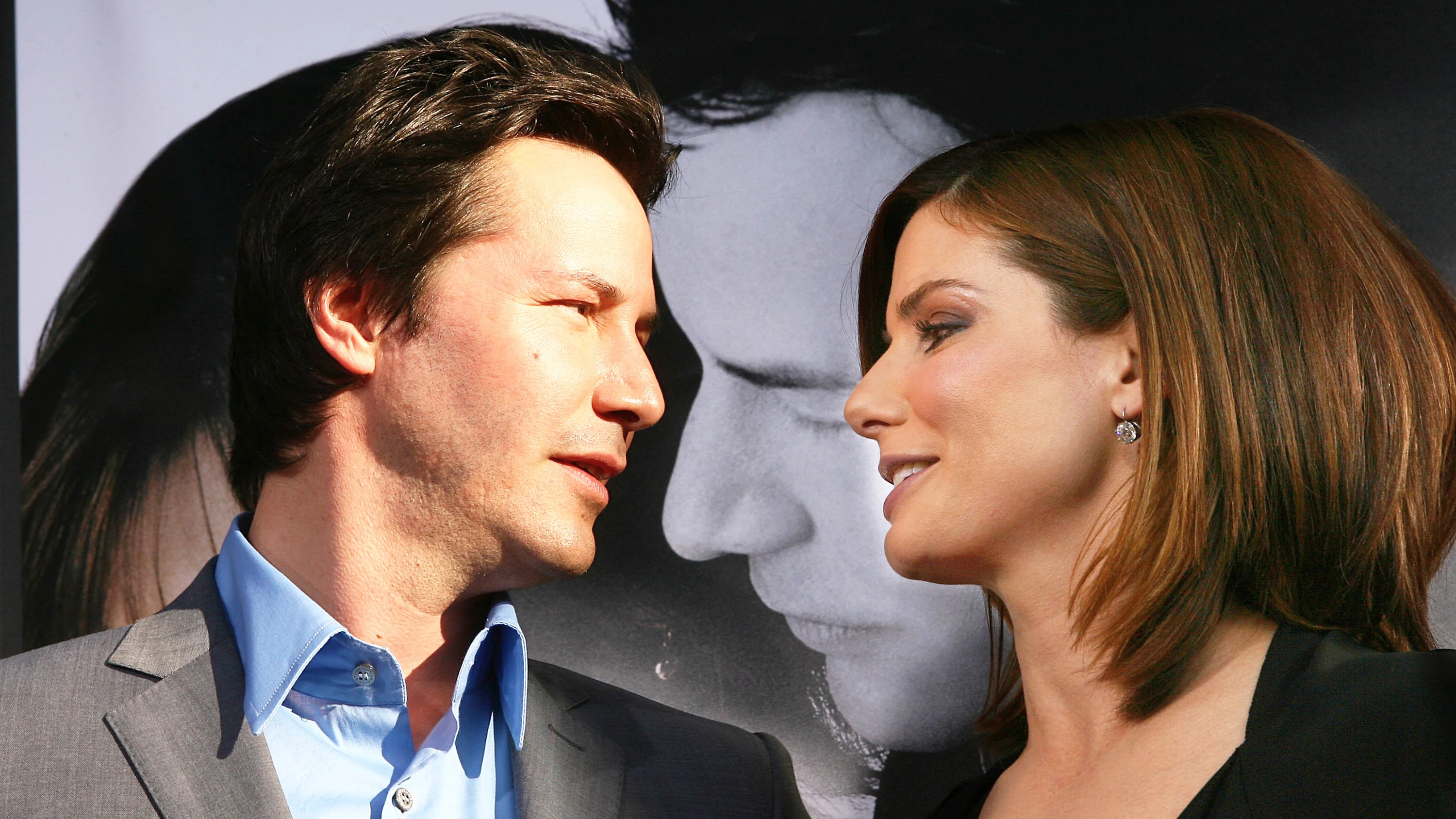 Keanu Reeves y Sandra Bullock