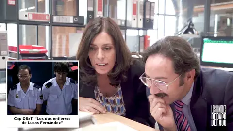 Risas y nostalgia, Carlos Santos y Neus Sanz reviven el 'entierro' de Lucas en 'Los hombres de Paco': "¡No me acuerdo!" Risas y nostalgia, Carlos Santos y Neus Sanz reviven el 'entierro' de Lucas en 'Los hombres de Paco': "¡No me acuerdo!"