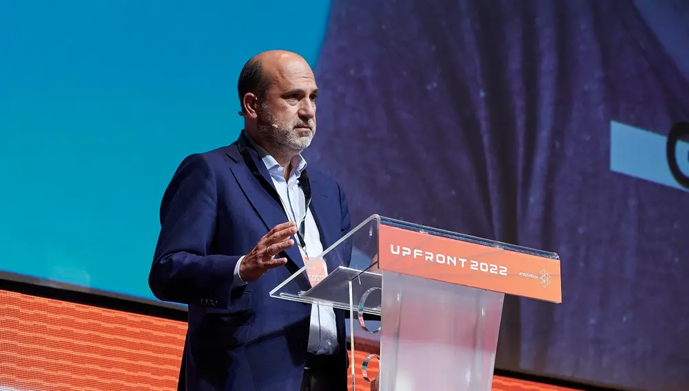 Javier Bardají, director general de Atresmedia Televisión, en el Upfront 2022