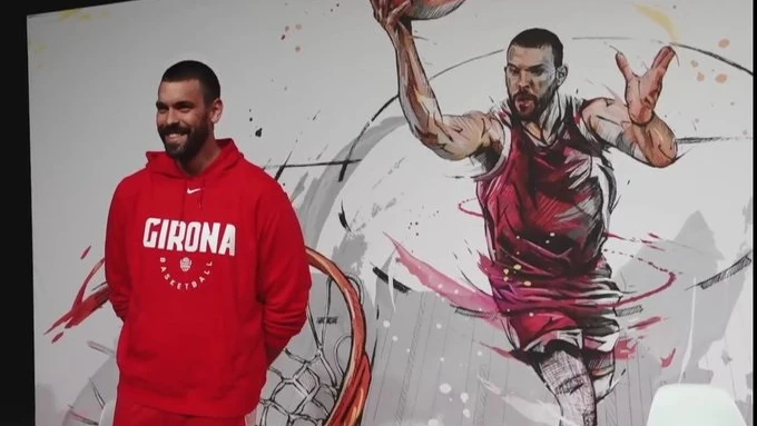 Marc Gasol, nuevo jugador del Básquet Girona Marc Gasol, nuevo jugador del Básquet Girona