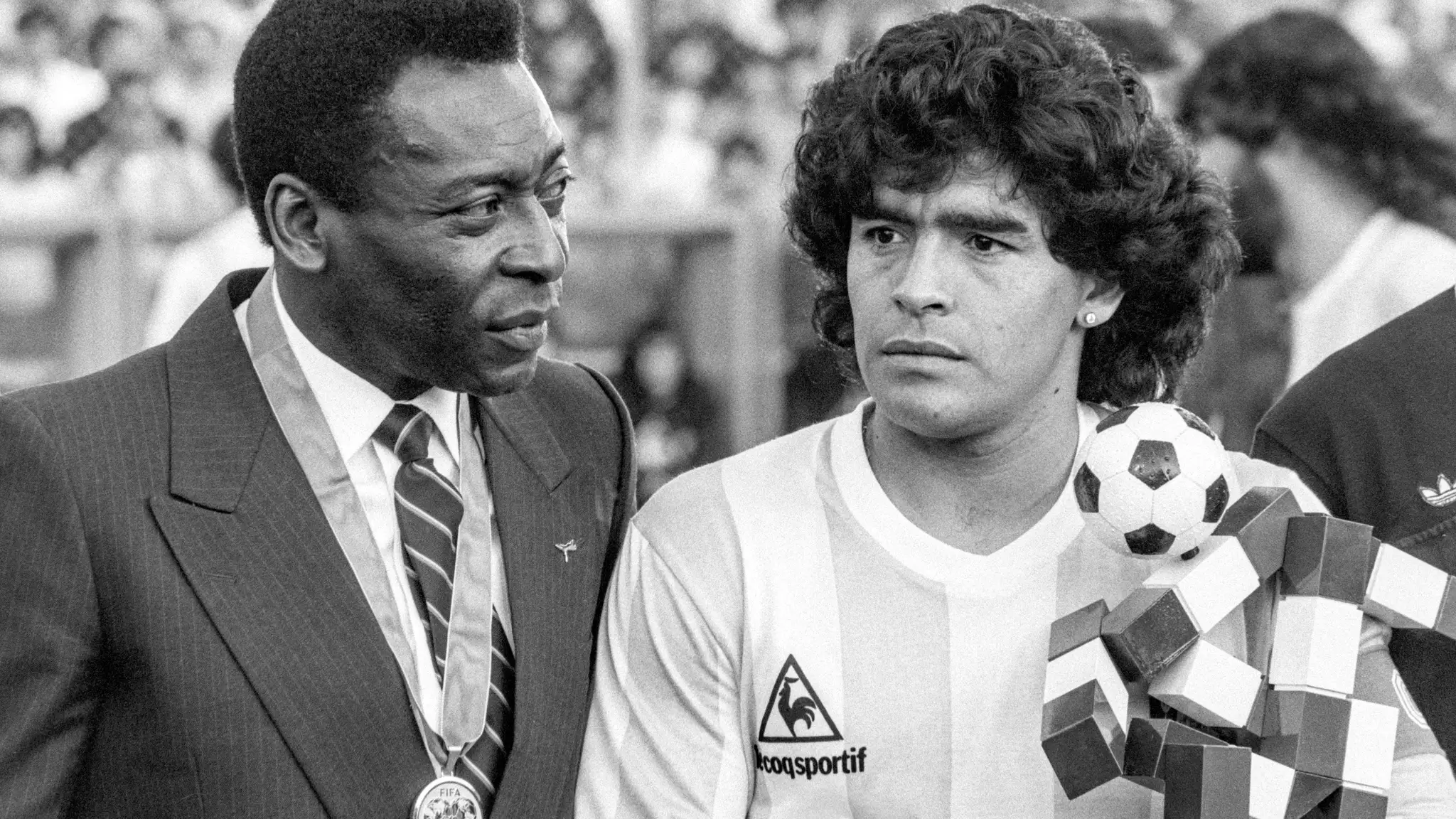 Pelé y Maradona Pelé y Maradona