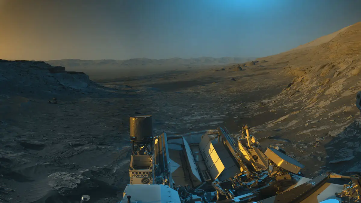 Una de las fotos de Marte captada por Curiosity Una de las fotos de Marte captada por Curiosity