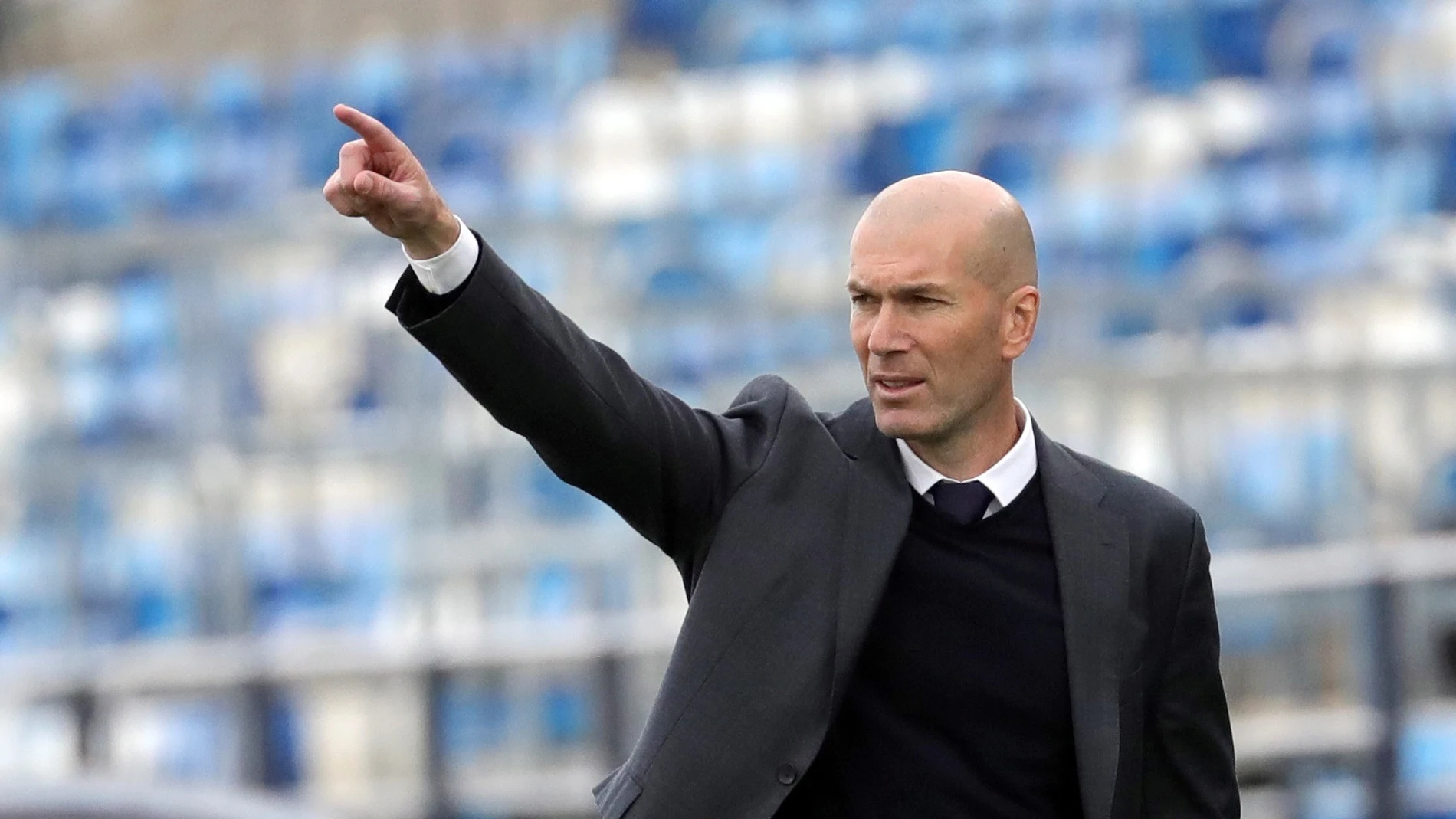Zidane durante un partido