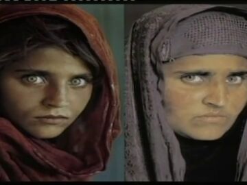 'La niña afgana' de ojos verdes cuya foto dio la vuelta al mundo en 1985 llega a Italia como refugiada