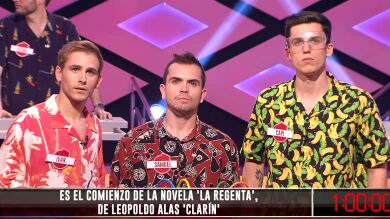 ¿Son las opciones o el comienzo de un libro? La curiosa bomba del equipo ‘Pachanguita’ en ‘¡Boom!’ 