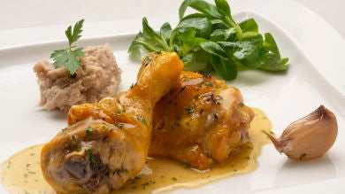 ¡Más fácil, imposible! La receta de muslo de pollo con puré de castañas, de Karlos Arguiñano