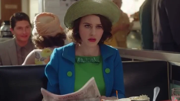 Rachel Brosnahan en la temporada 4 de 'Marvelous Mrs. Maisel'